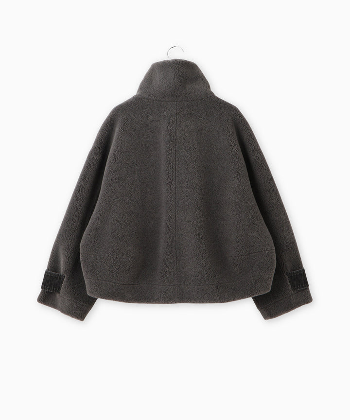 フェイクムートン×デニムドッキングブルゾン