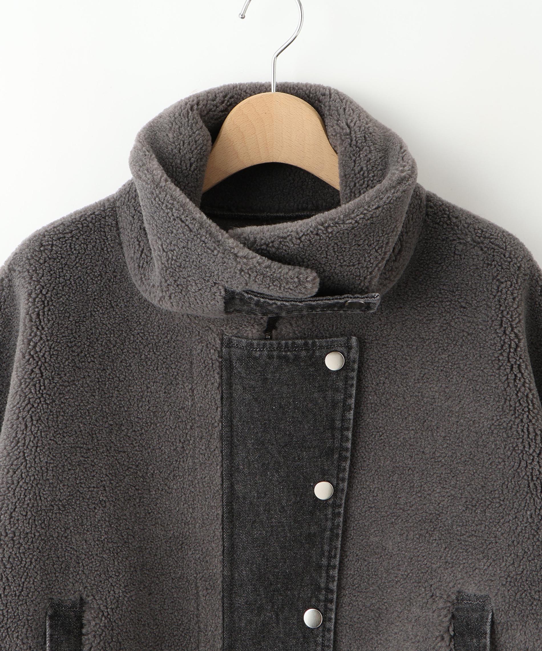 フェイクムートン×デニムドッキングブルゾン – FACE SANS FARD