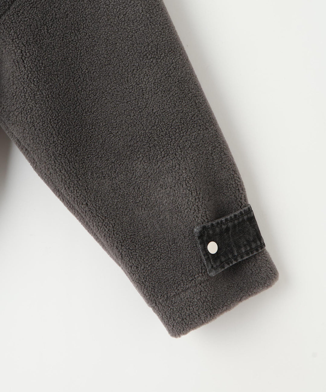 フェイクムートン×デニムドッキングブルゾン