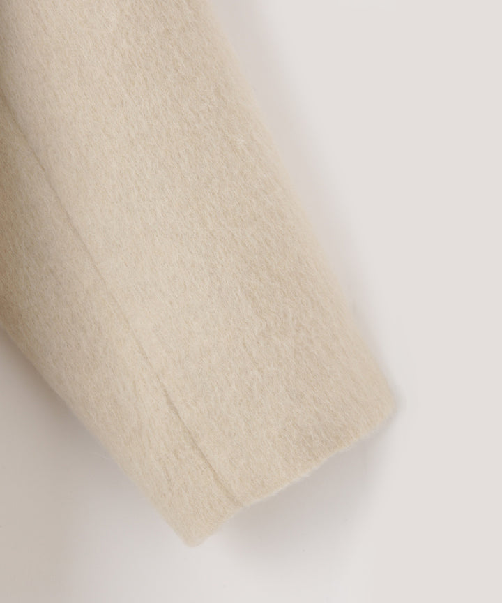 2WAYカラーミドル丈シャギーコート