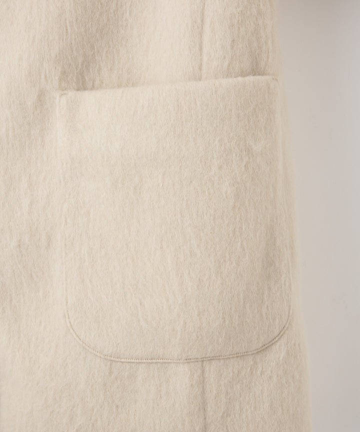 2WAYカラーミドル丈シャギーコート