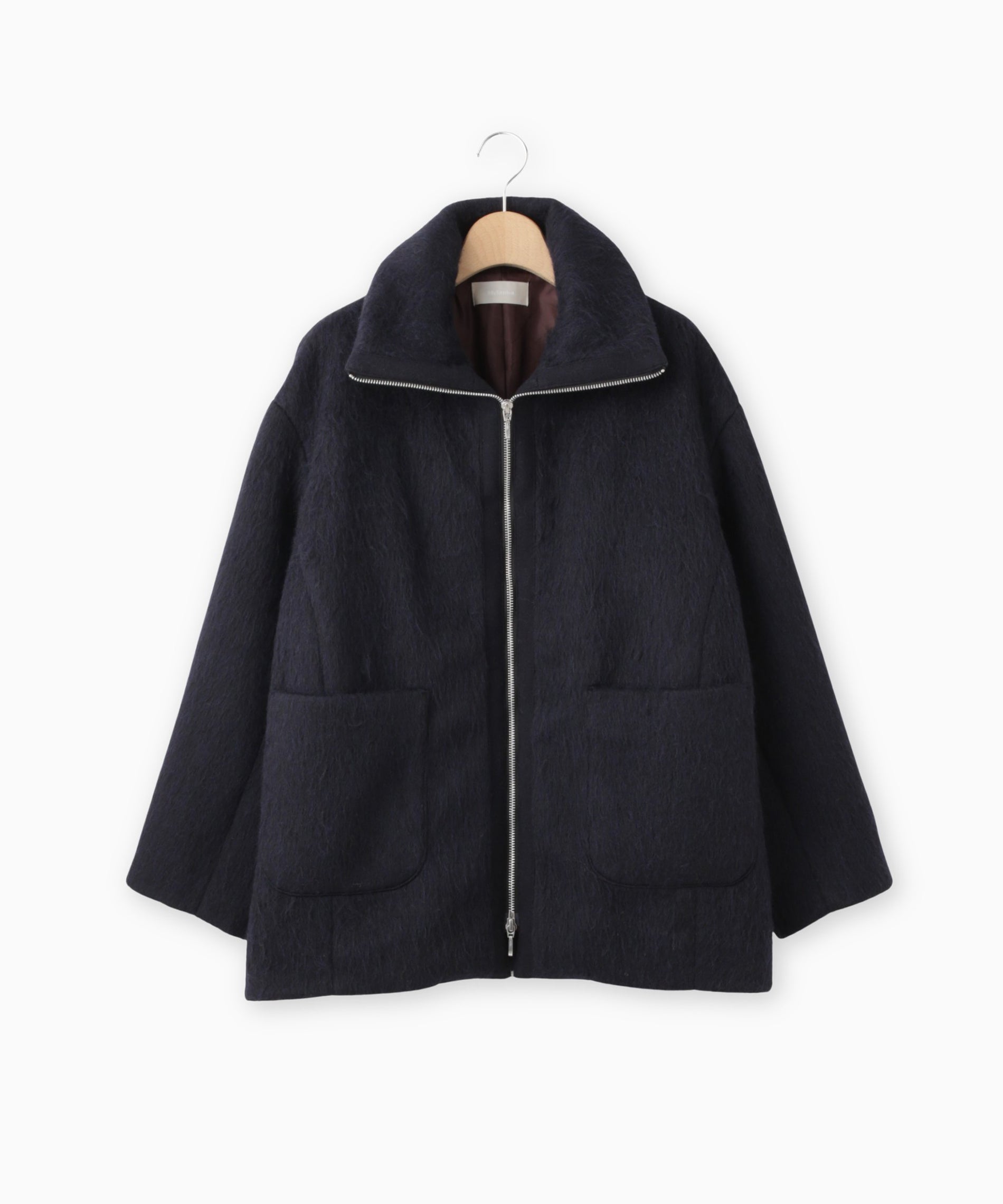 2WAYカラーミドル丈シャギーコート – FACE SANS FARD