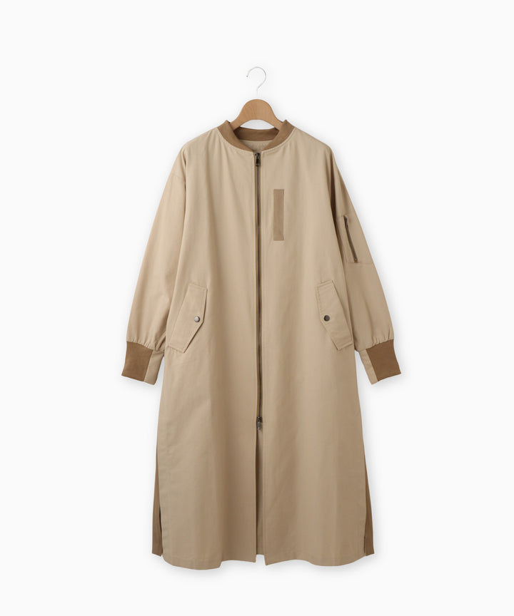 MA-1ロングブルゾン