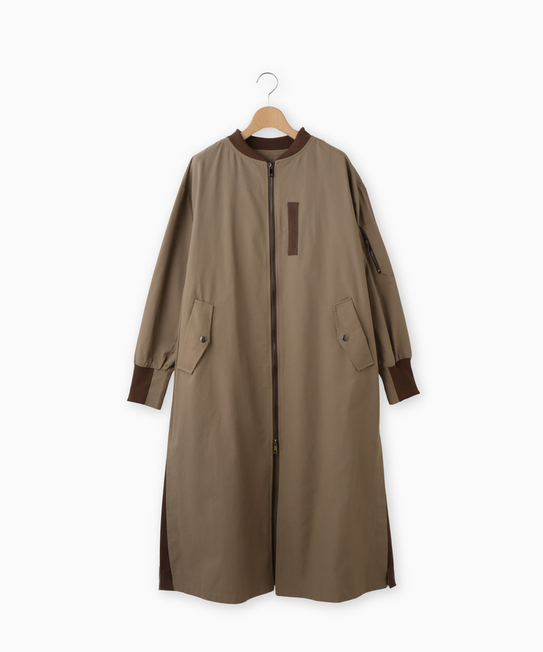 MA-1ロングブルゾン