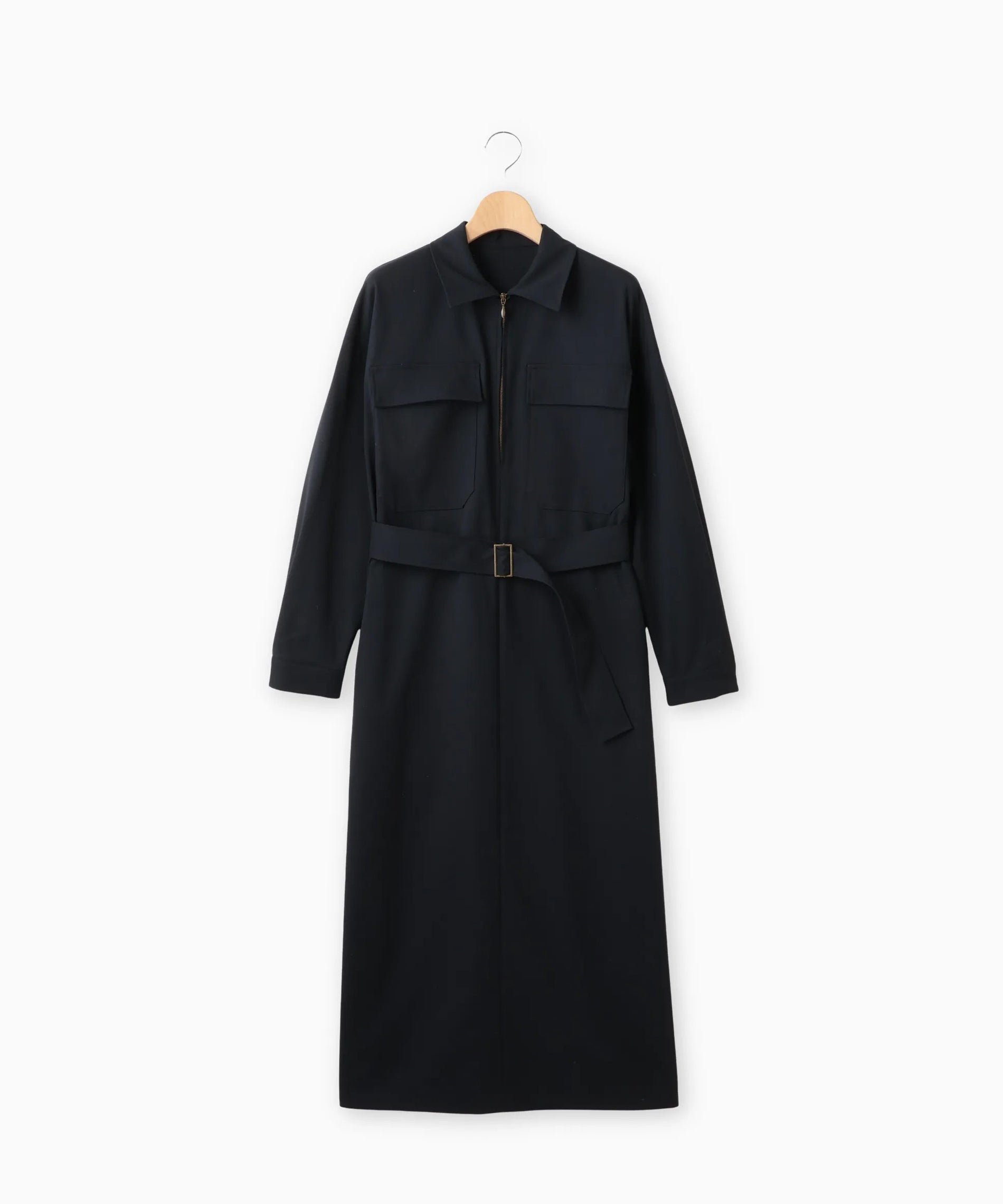 ベルト付きミリタリーワンピース – FACE SANS FARD