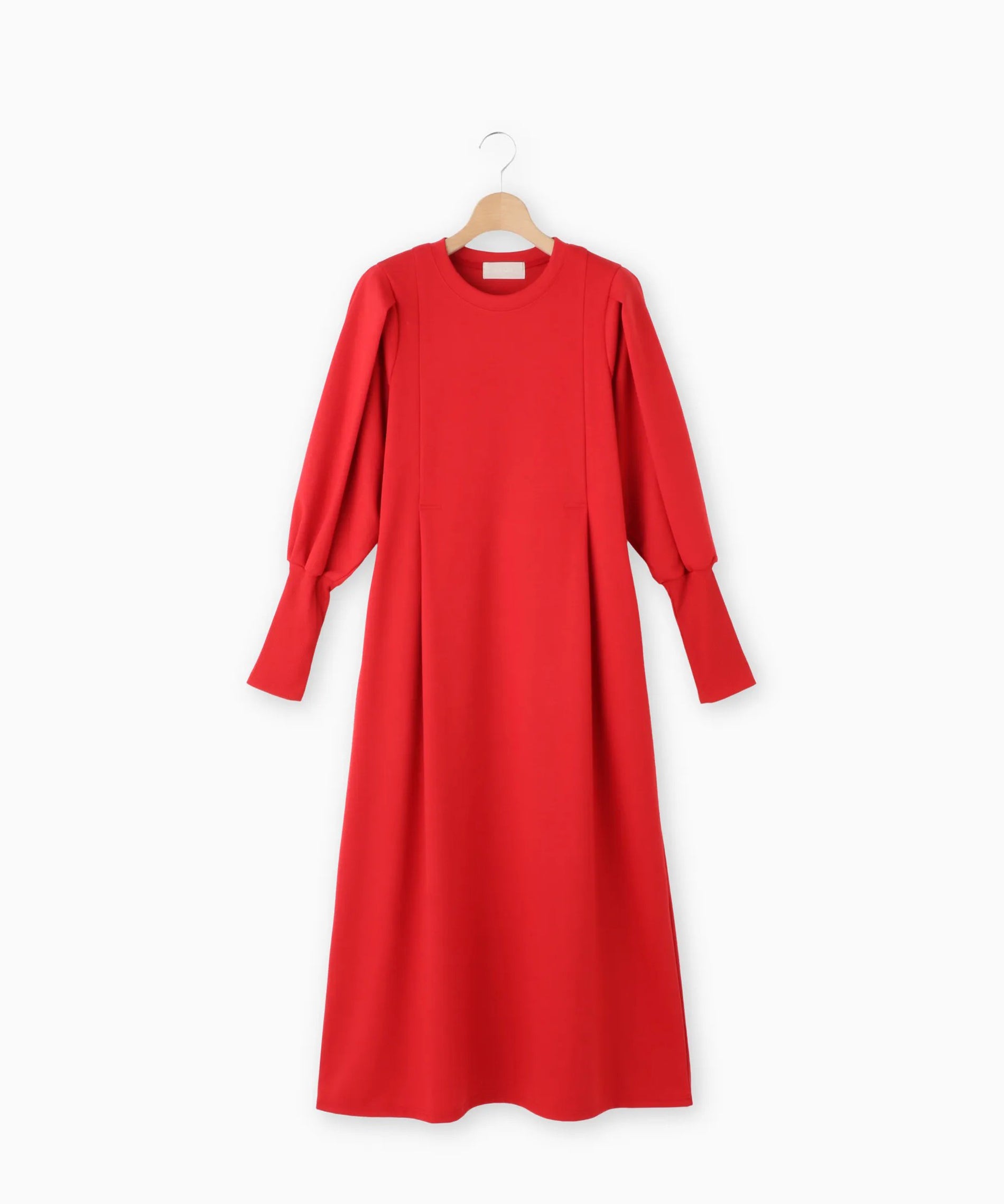 ボリュームスリーブタックワンピース – FACE SANS FARD