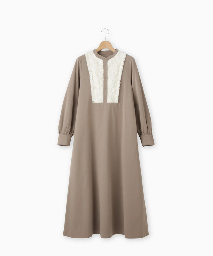 ファンシーツィードドッキングワンピース