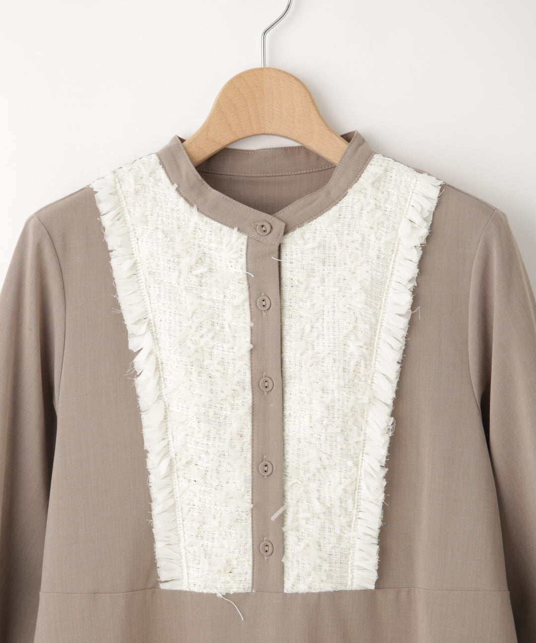 ファンシーツィードドッキングワンピース