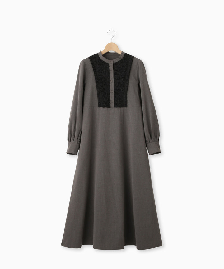 ファンシーツィードドッキングワンピース