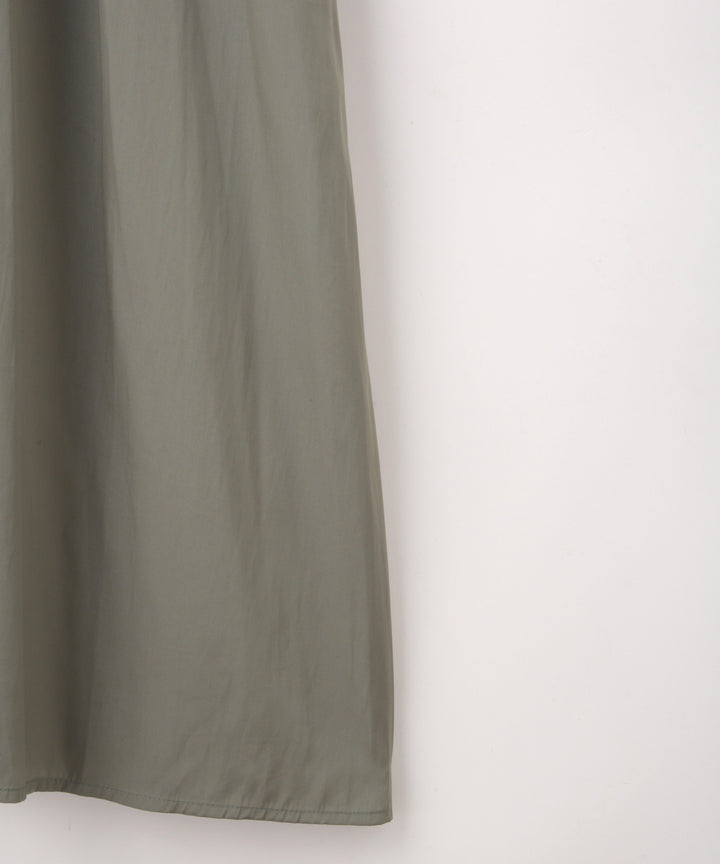 ギャザードタイリボンワンピース