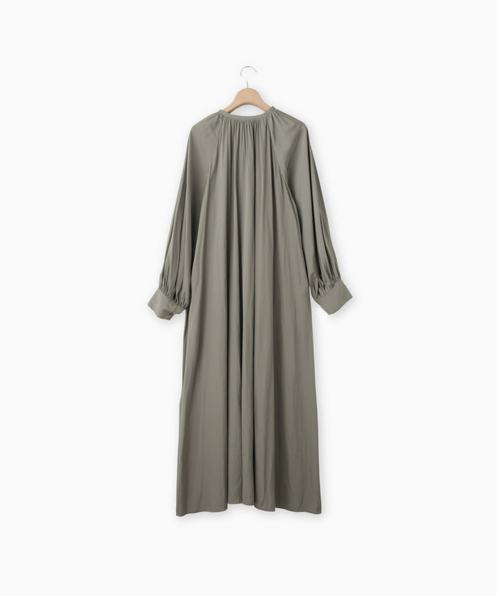 ギャザードタイリボンワンピース