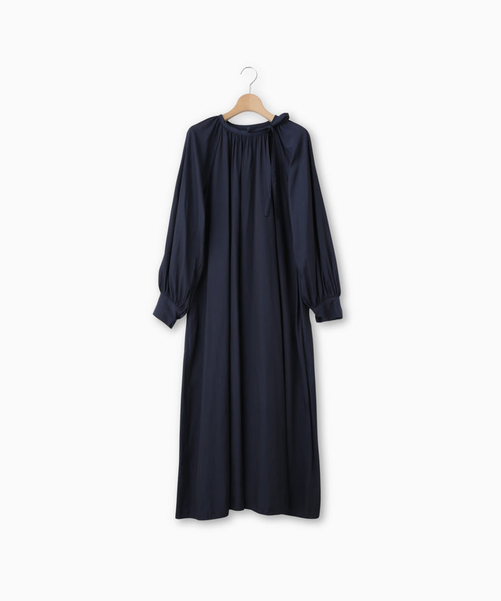 ギャザードタイリボンワンピース