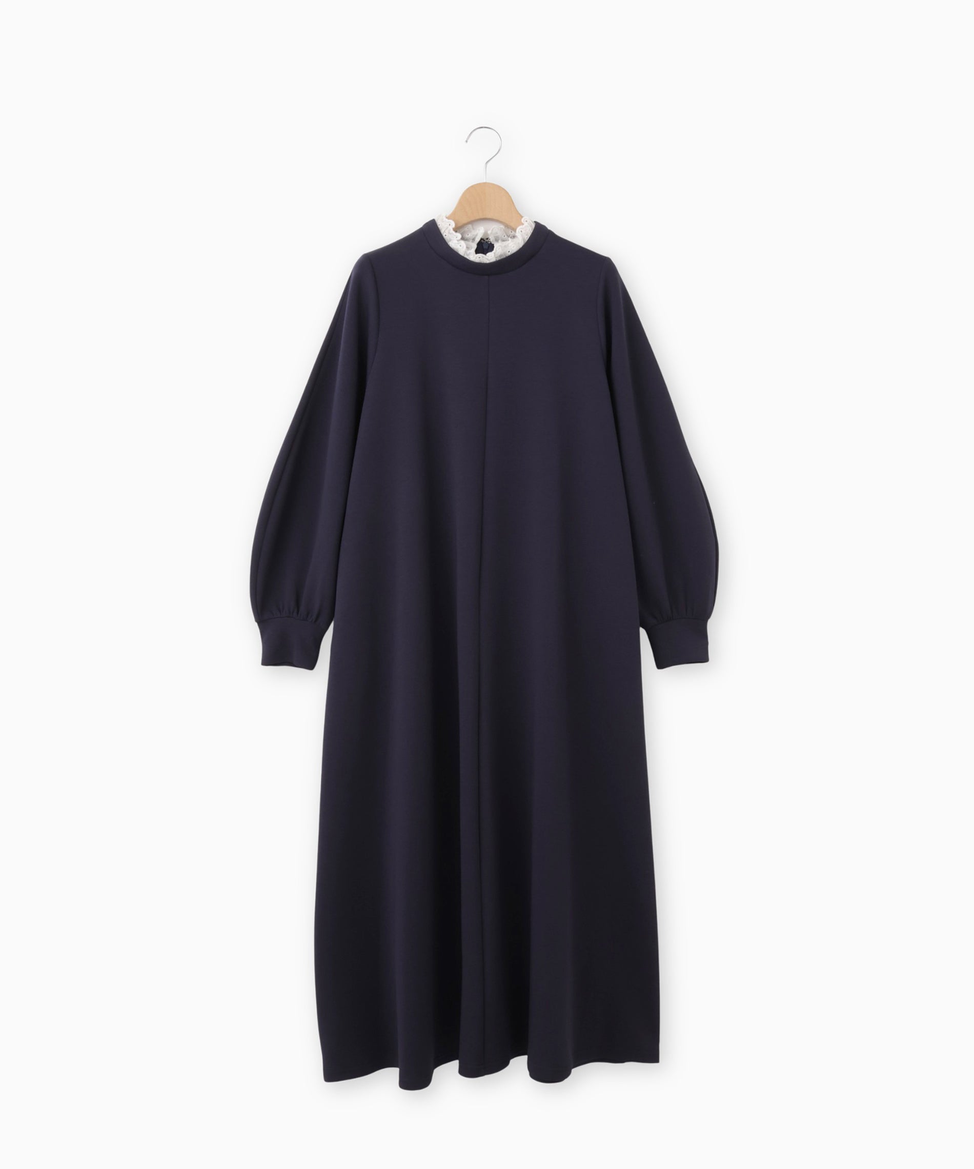 2WAY配色レース衿ポンチワンピース – FACE SANS FARD