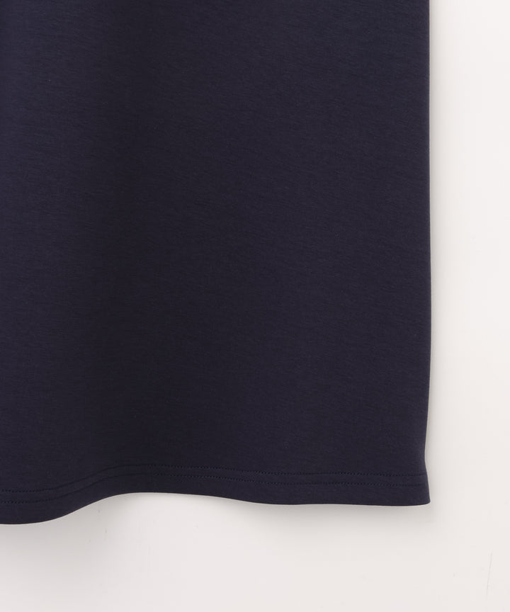 2WAY配色レース衿ポンチワンピース