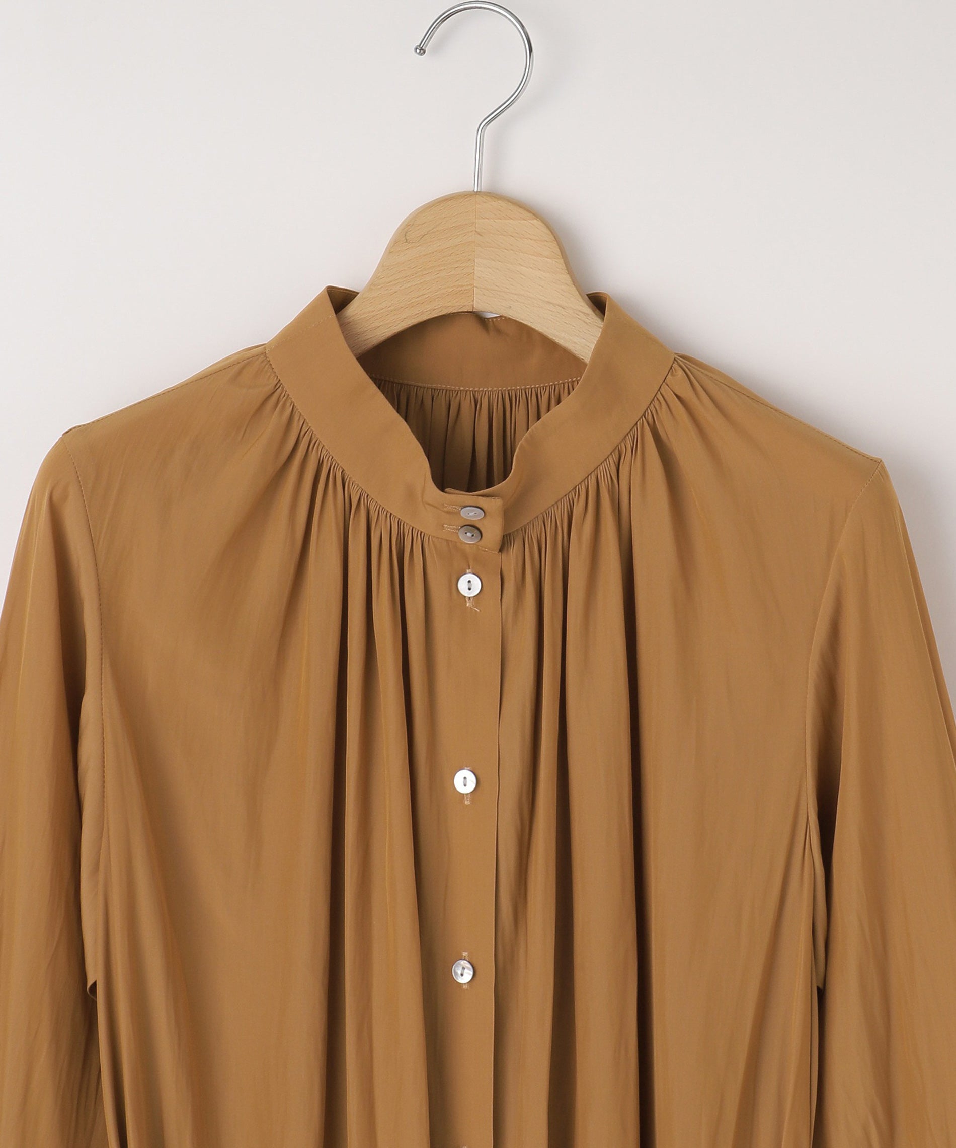 M様 ワンピース S茶 ティアードサテンワンピース | ロングワンピース | NOELA OFFICIAL WEB