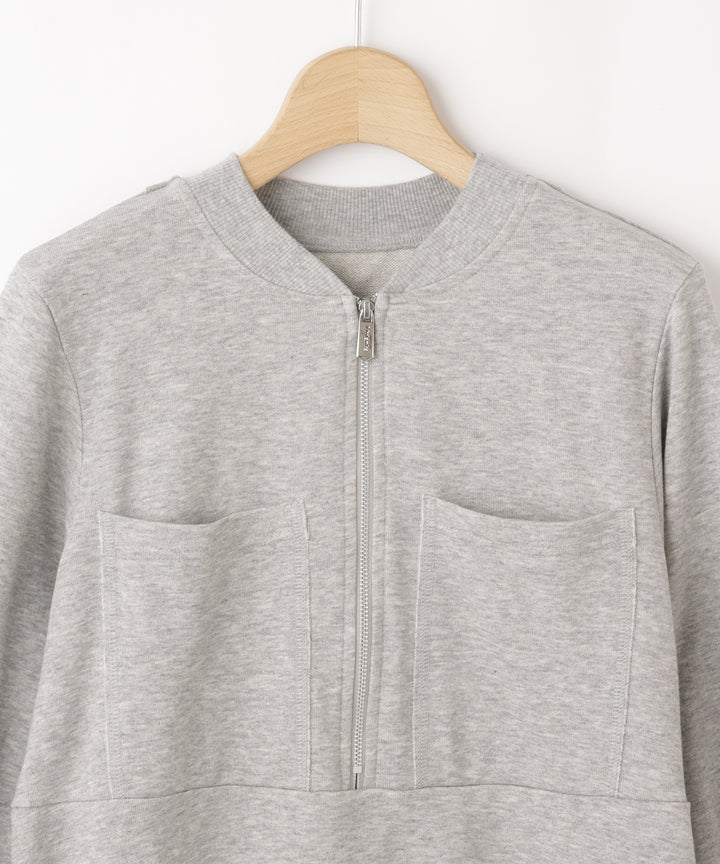 フロントZIPワンピース