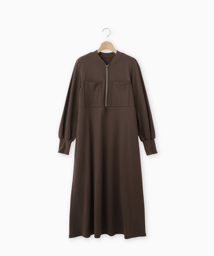 フロントZIPワンピース