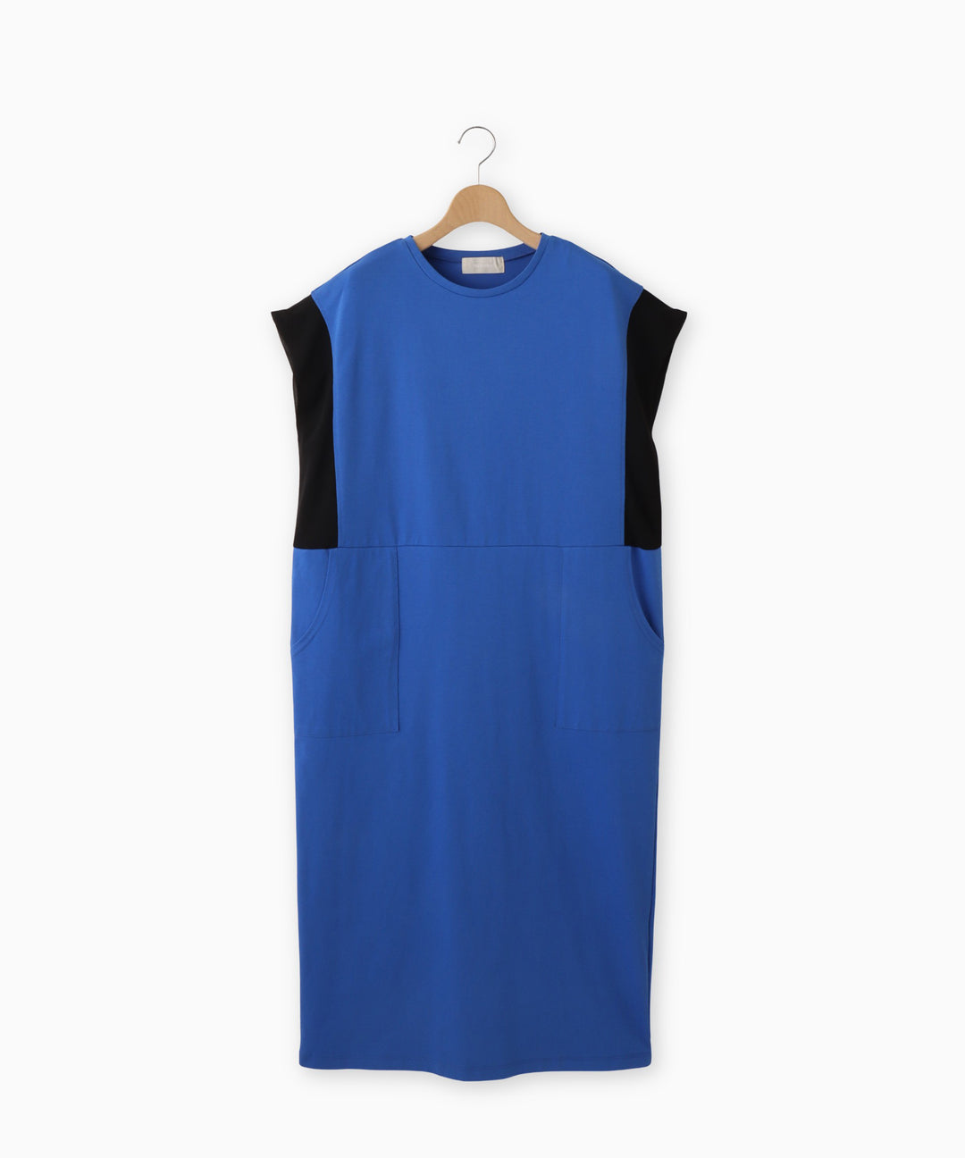 Color Block Baker Pocket Jersey Dress