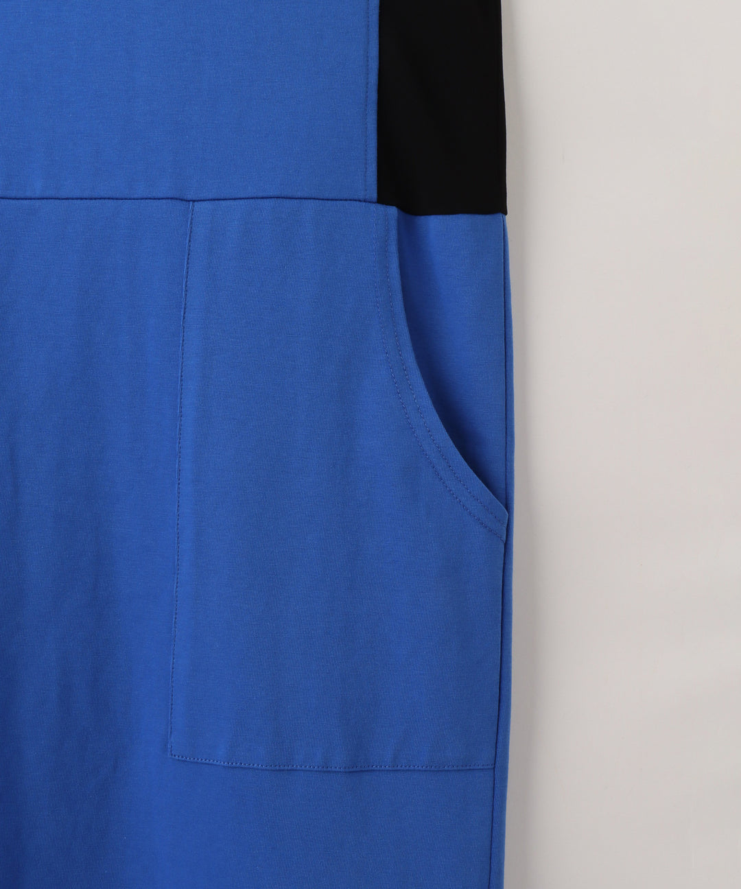 Color Block Baker Pocket Jersey Dress