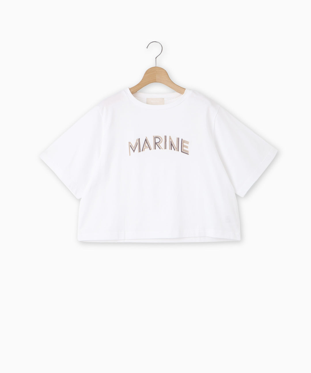 MARINEロゴ刺繍Tシャツ