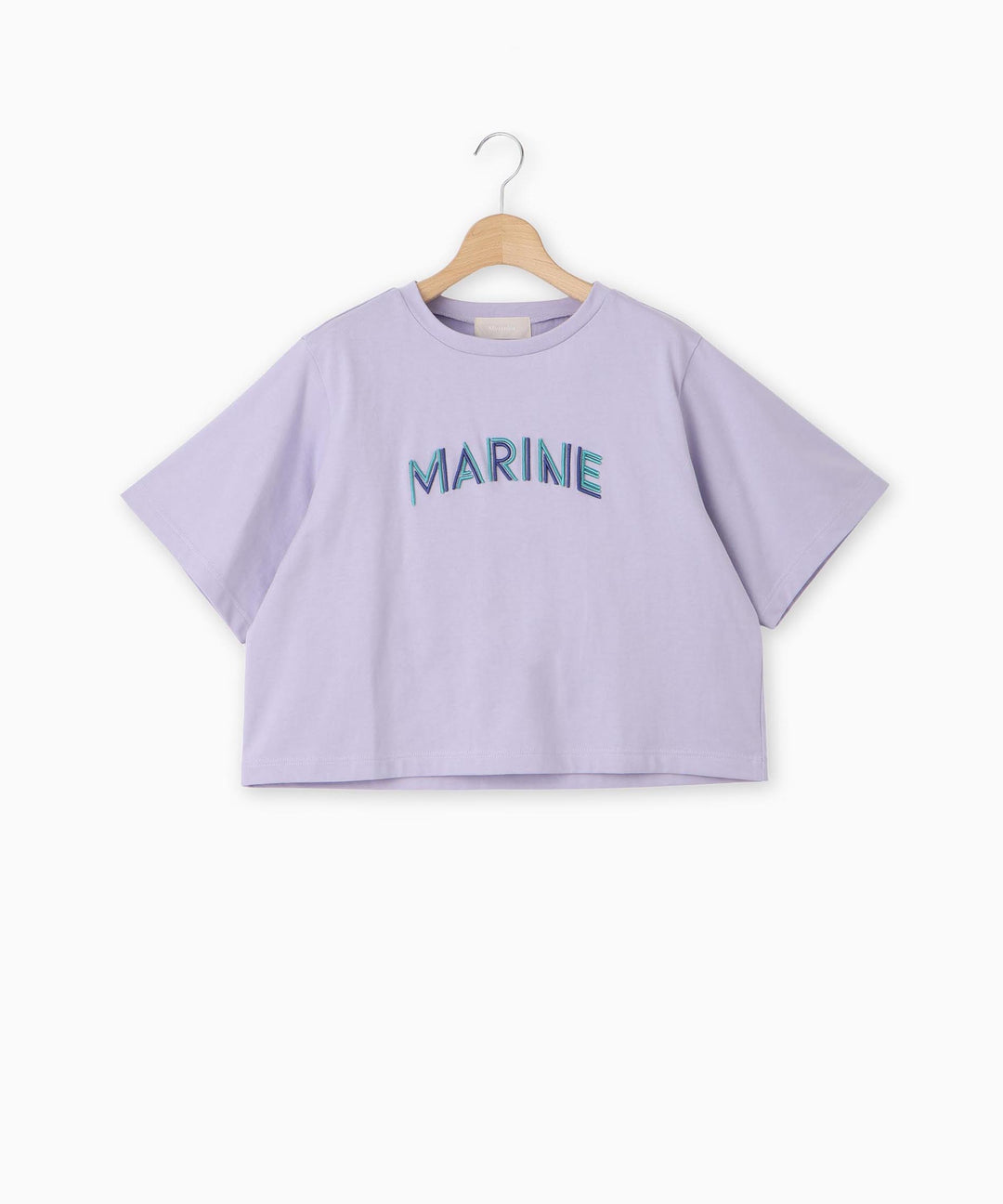 MARINEロゴ刺繍Tシャツ