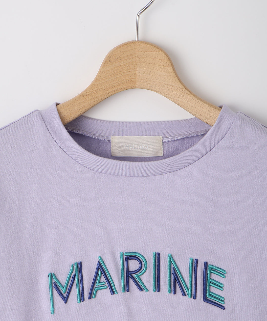 MARINEロゴ刺繍Tシャツ