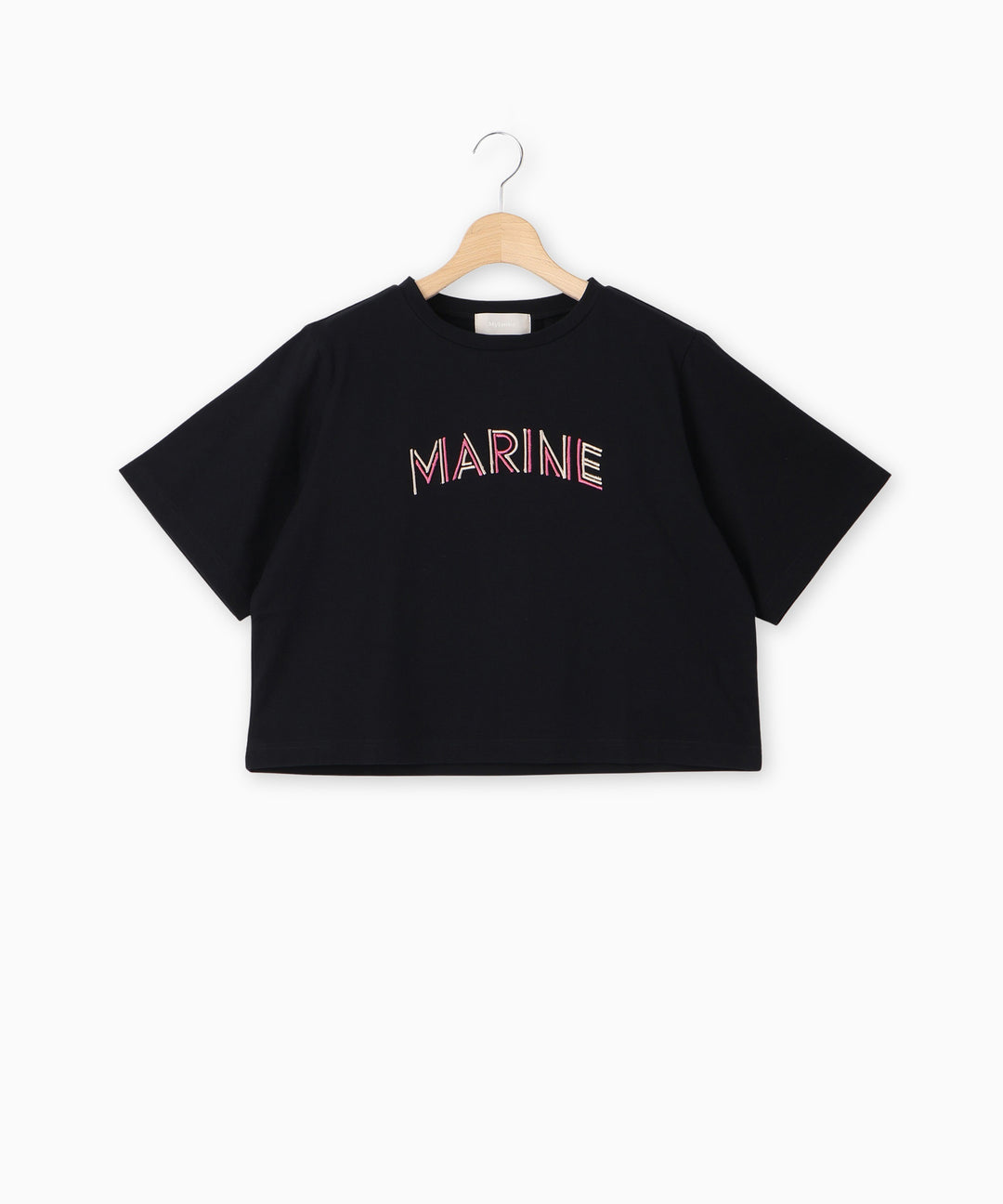 MARINEロゴ刺繍Tシャツ