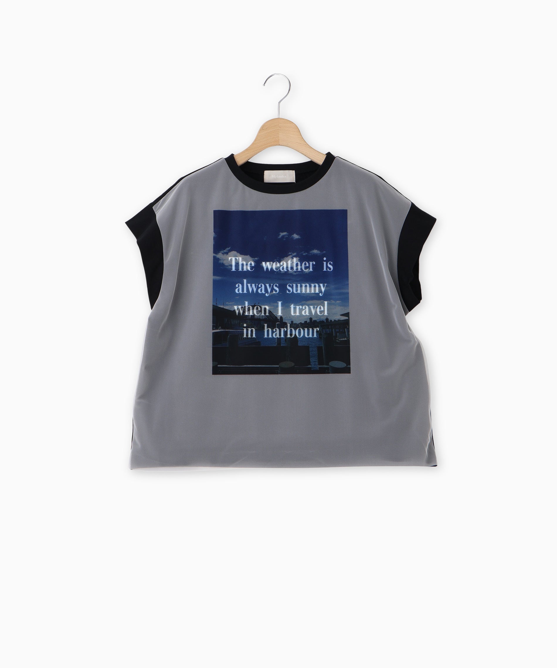 SALE [30%OFF] MyLanka (ミランカ) Tシャツ フォトプリント チュール レイヤード ロゴ コットン天竺 M80117 返品不可 フォトプリントTシャツ – FACE SANS FARD