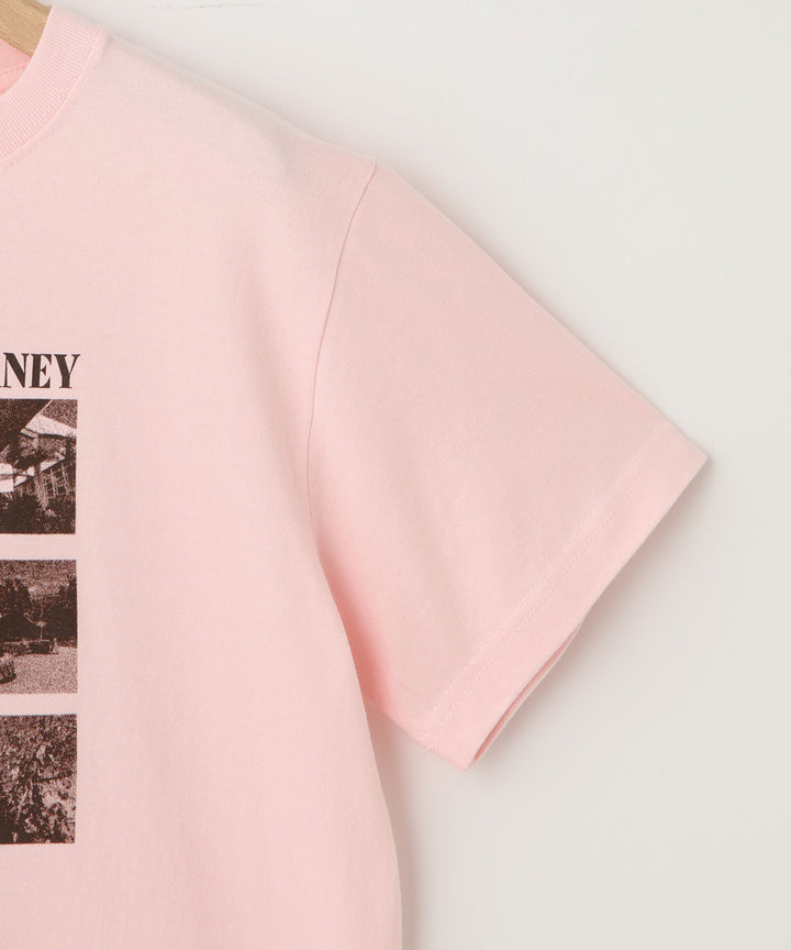 モノトーンプリントTシャツ