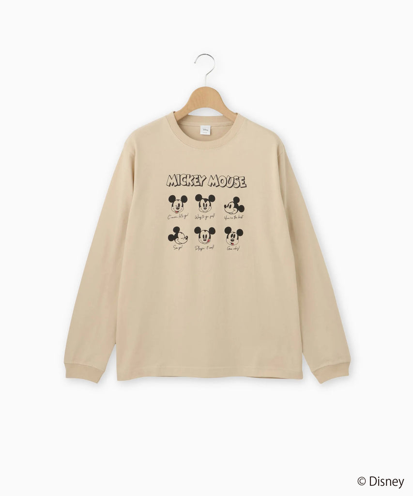 Disney（ディズニー）ミッキーデザインロンT – FACE SANS FARD