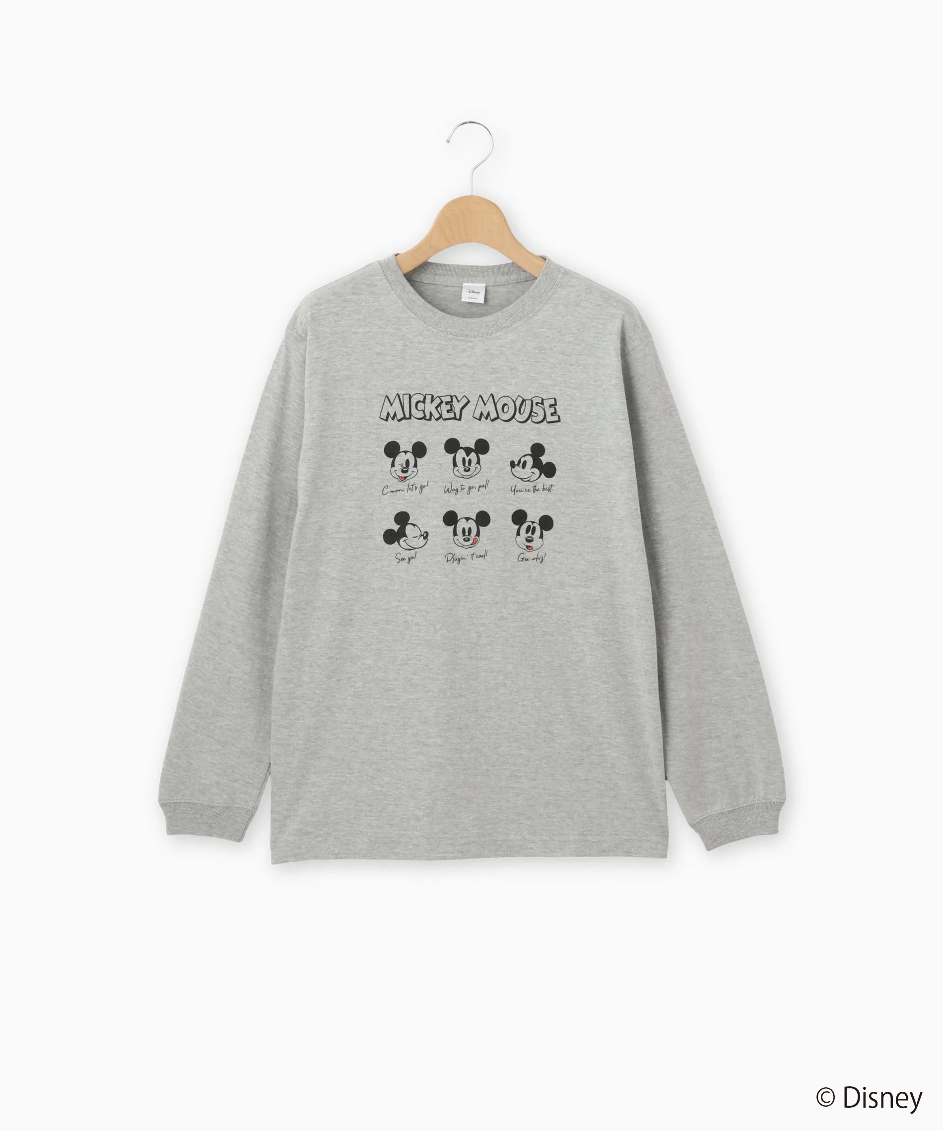Disney（ディズニー）ミッキーデザインロンT – FACE SANS FARD