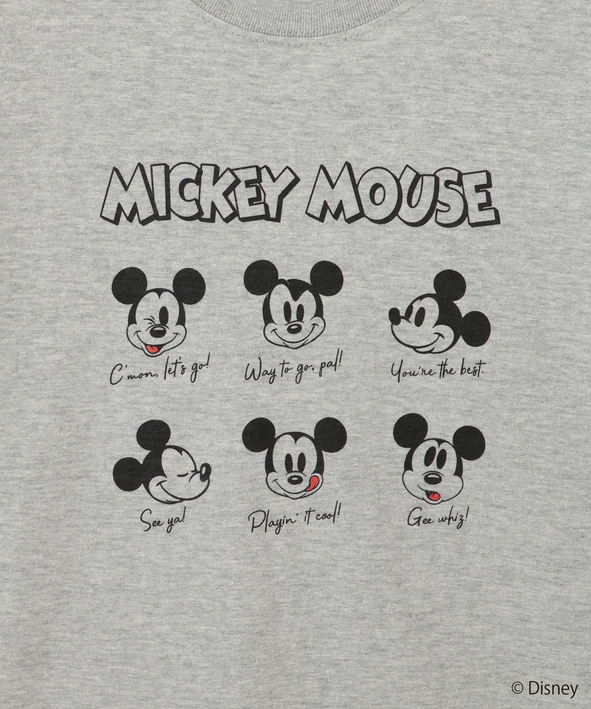 Disney（ディズニー）ミッキーデザインロンT – FACE SANS FARD