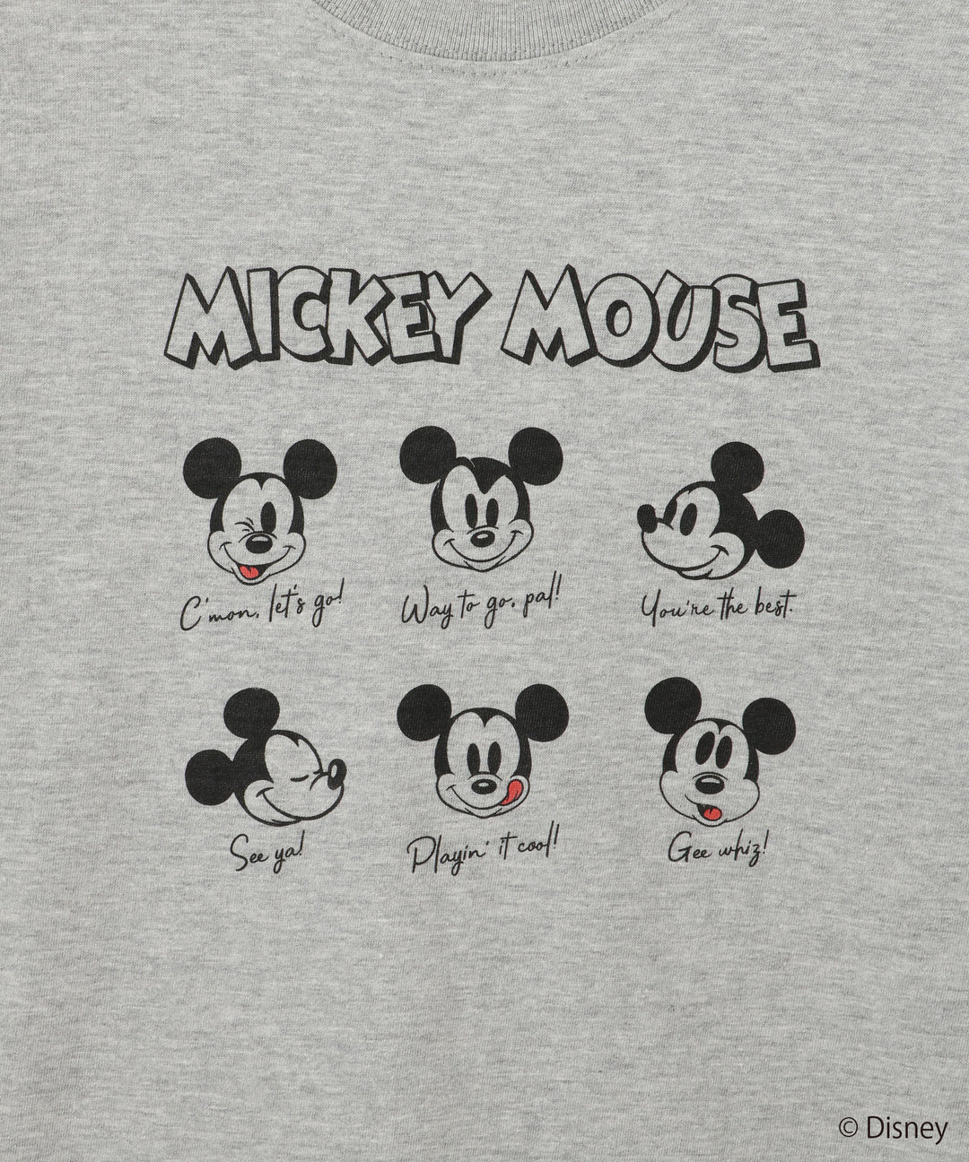 Disney（ディズニー）ミッキーデザインロンT