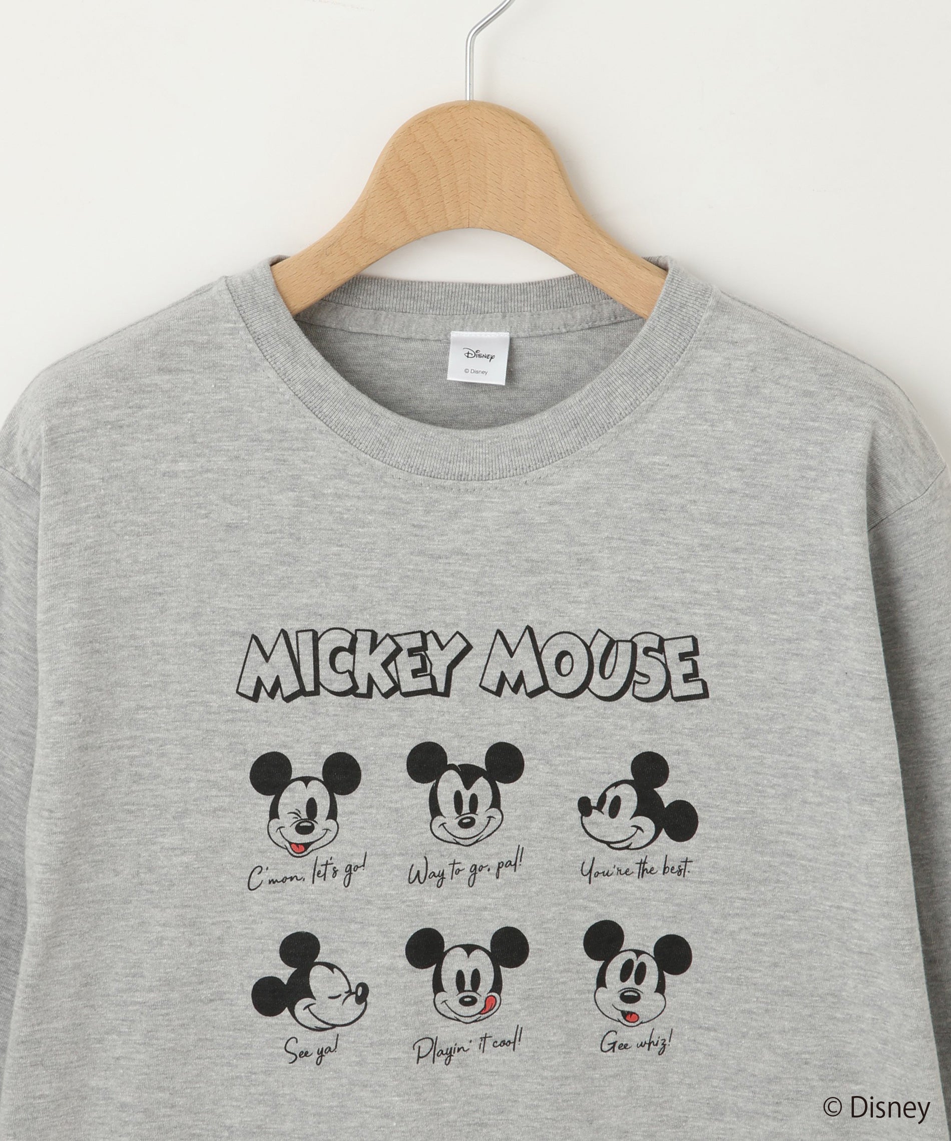 Disney（ディズニー）ミッキーデザインロンT – FACE SANS FARD