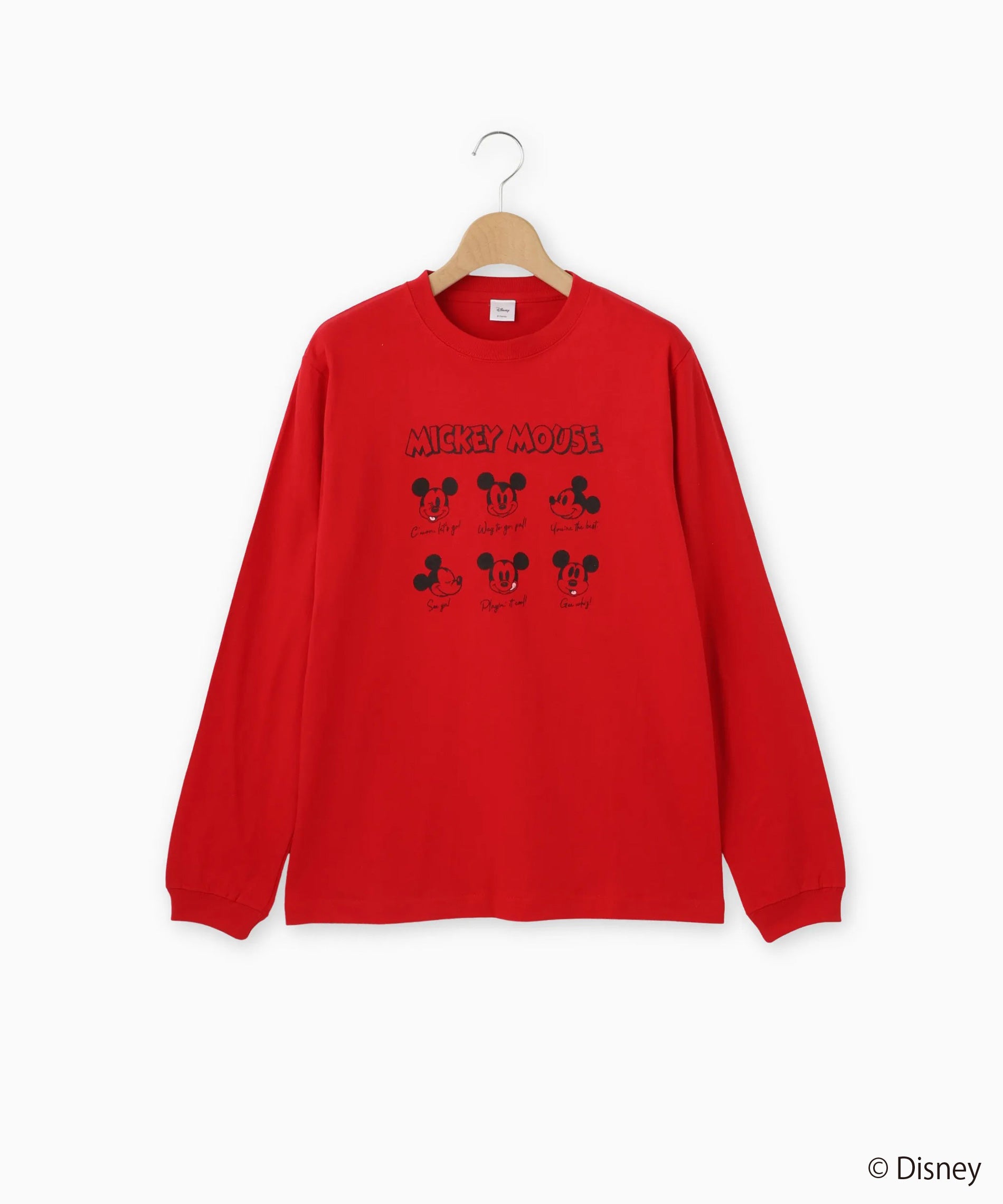 Disney（ディズニー）ミッキーデザインロンT – FACE SANS FARD