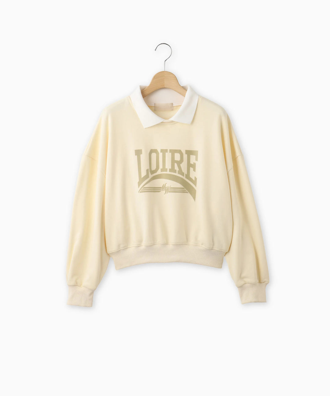 衿つきスウェット