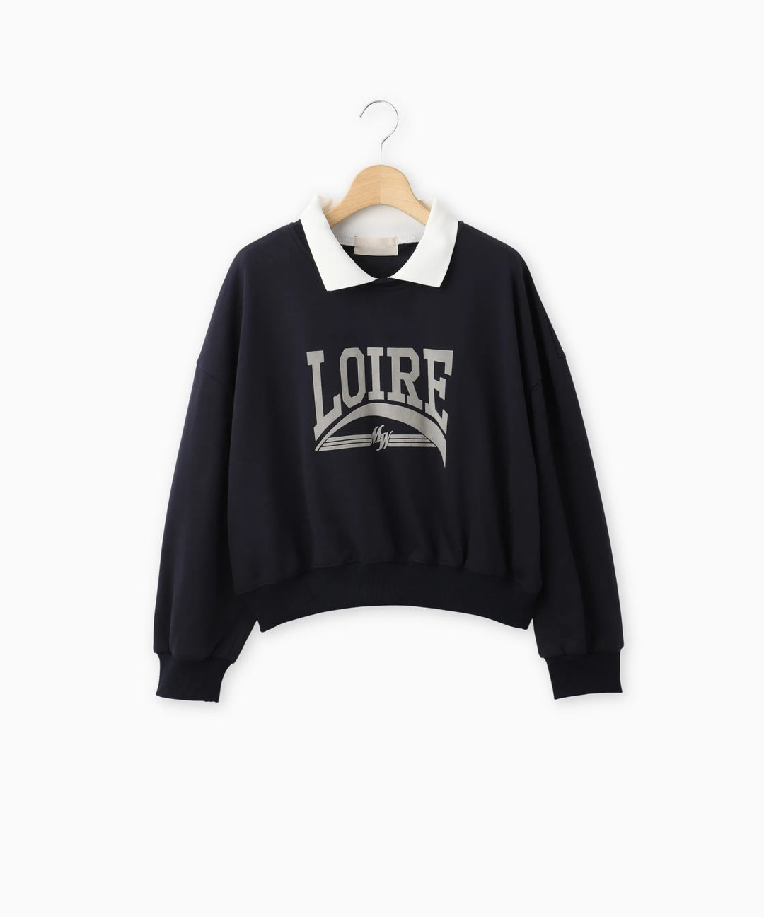 衿つきスウェット