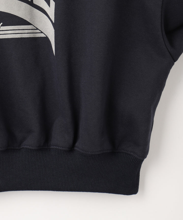 衿つきスウェット