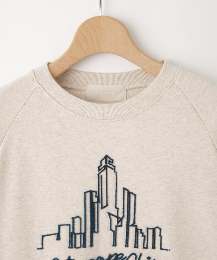 配色エンブロイダリートップス