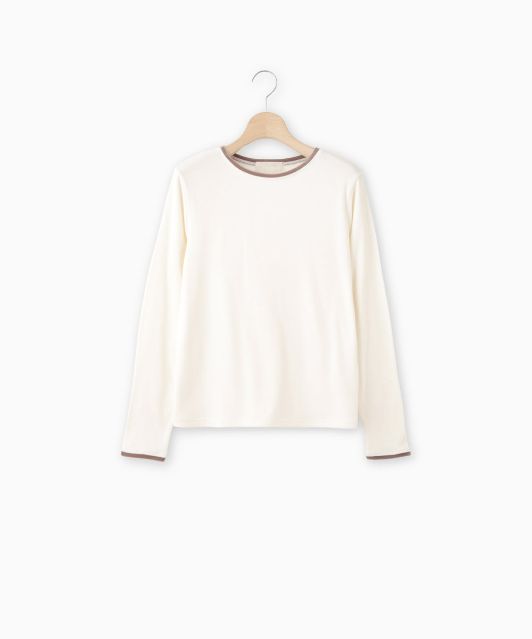 ベロアトリム裏起毛フライストップス