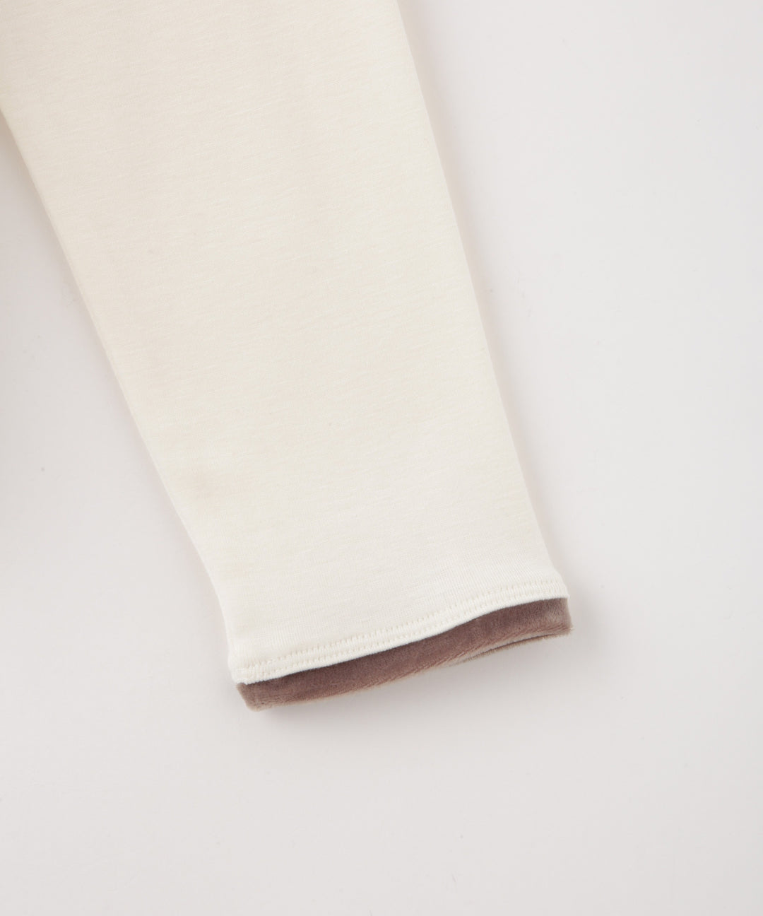 ベロアトリム裏起毛フライストップス