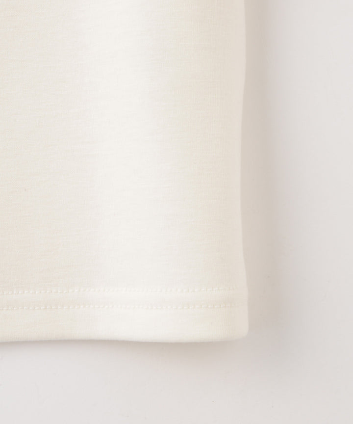 ベロアトリム裏起毛フライストップス