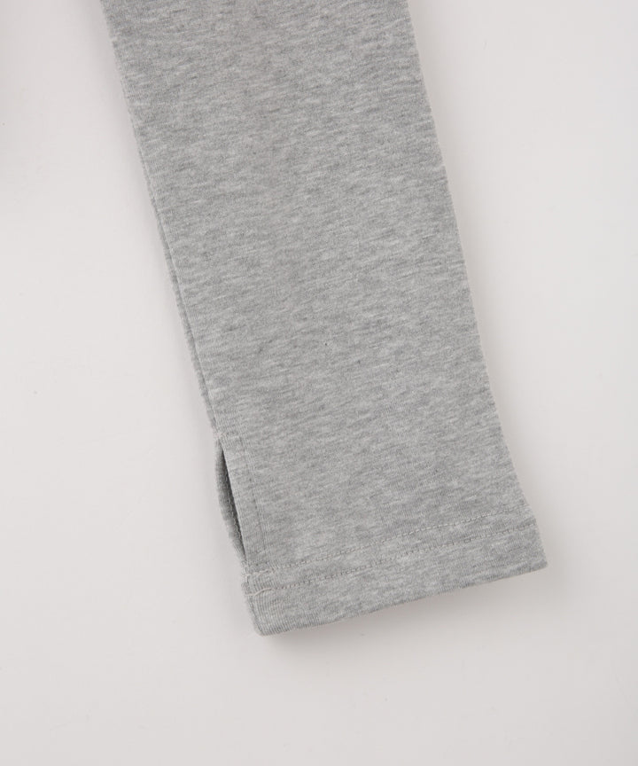 裏起毛フライス指ぬきタートル