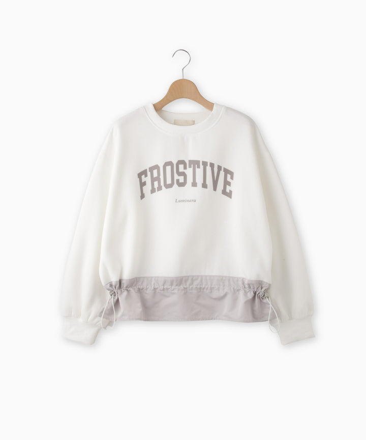 裾ドロストロゴスウェット