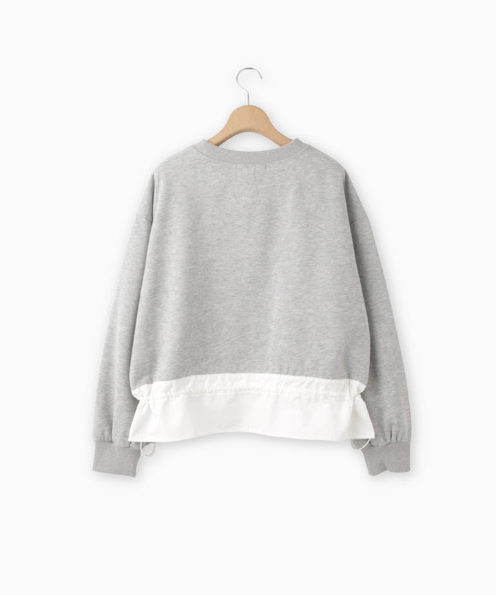 裾ドロストロゴスウェット