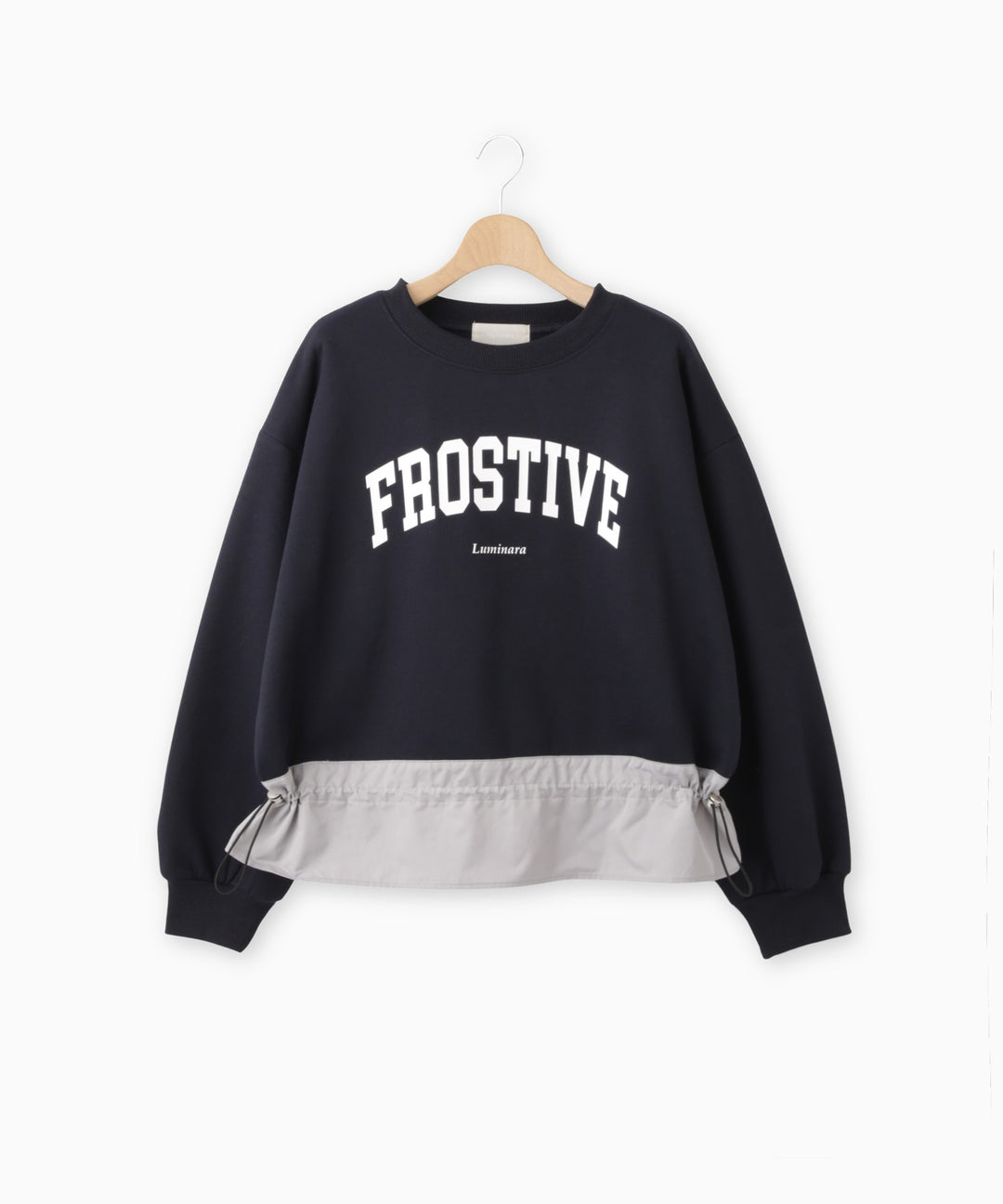 裾ドロストロゴスウェット