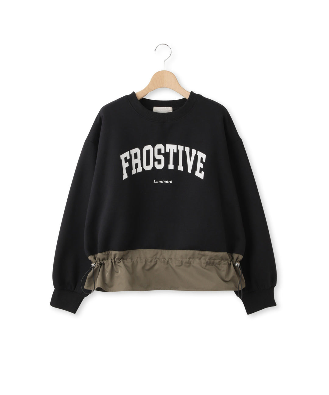 裾ドロストロゴスウェット