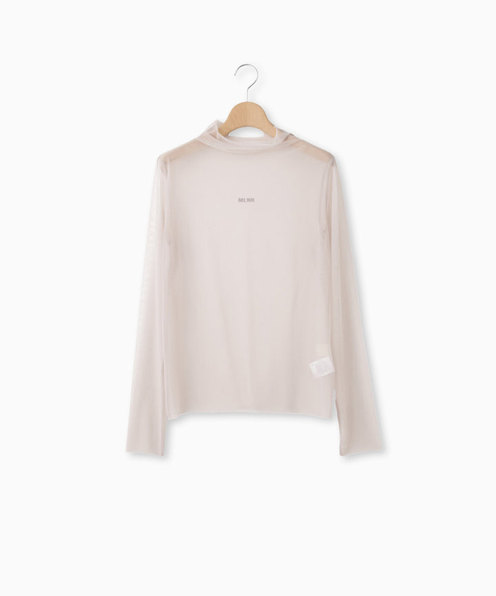 ロゴ入りチュールトップス