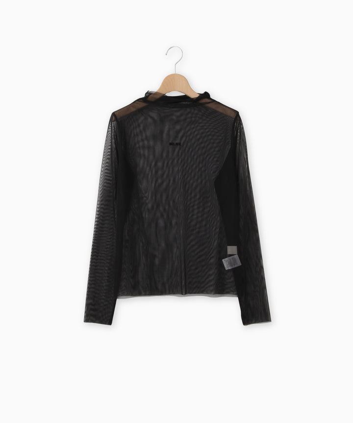 ロゴ入りチュールトップス