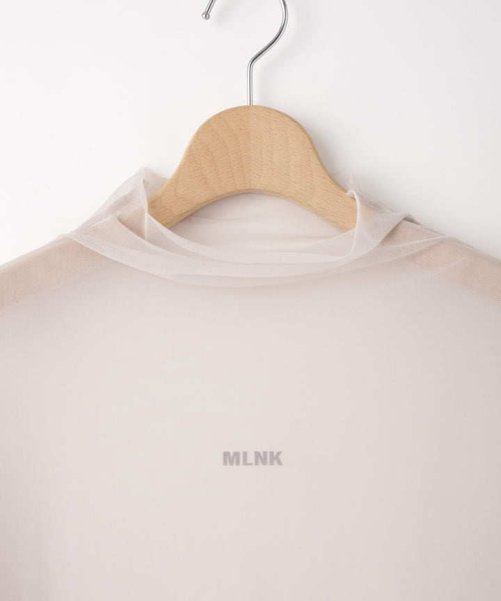 ロゴ入りチュールトップス